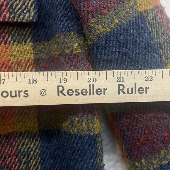 Sundance Jacket Womens Medium Legacy Plaid Catalog Chore Wool Shacket Outdoor - Picture 9 of 10